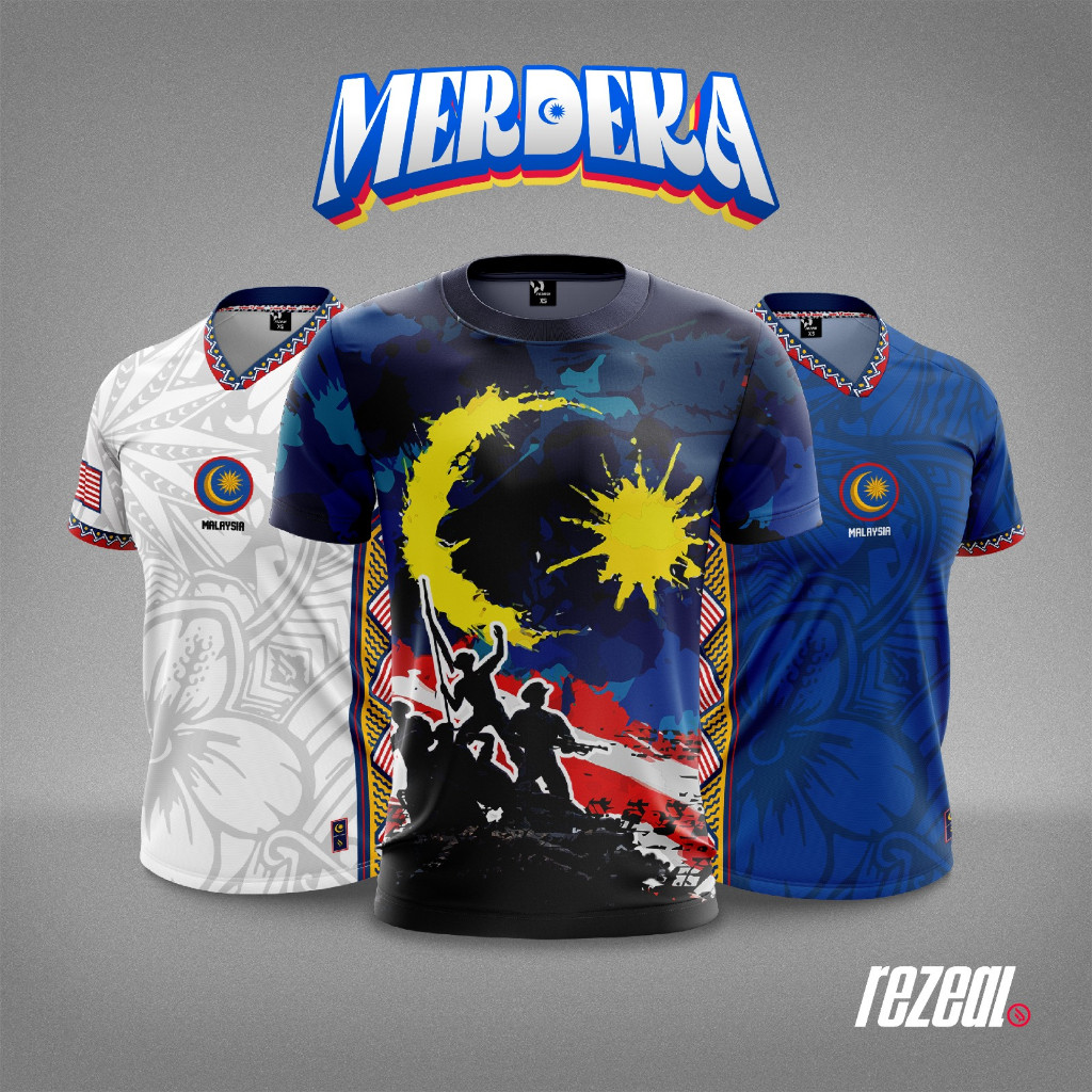 [Ready Stock] Merdeka T-shirt 2025 Edition 68 | Shopee Malaysia