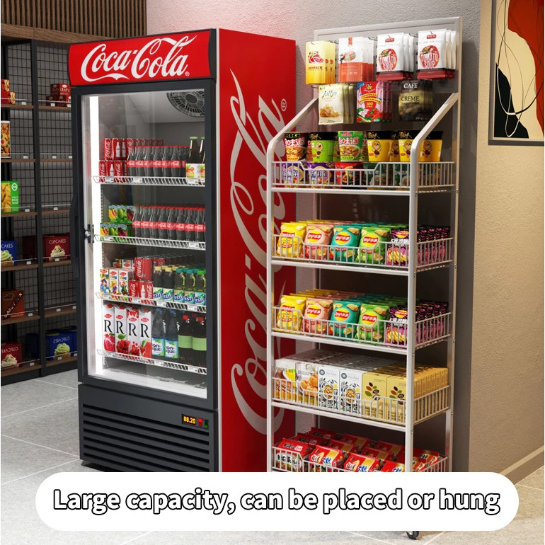 3/4/5 Layer Store Rack Display Rack Rak Kedai Runcit Retail Store Snack ...