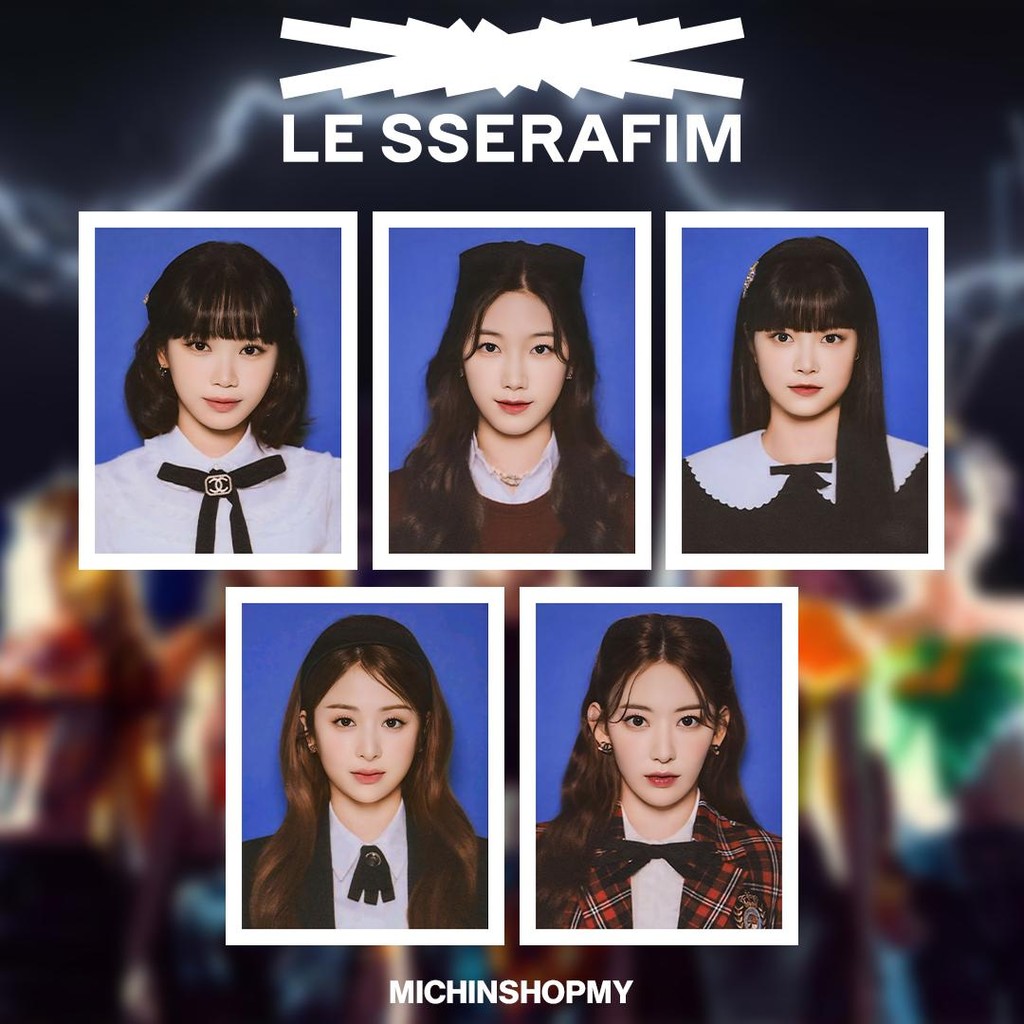 LE SSERAFIM ID PHOTO SET BY MICHINSHOPMY | Shopee Malaysia