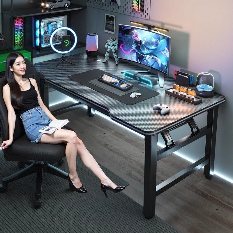Foldable Desktop Carbon Fiber Computer Desk Gaming Desk Home Gaming ...