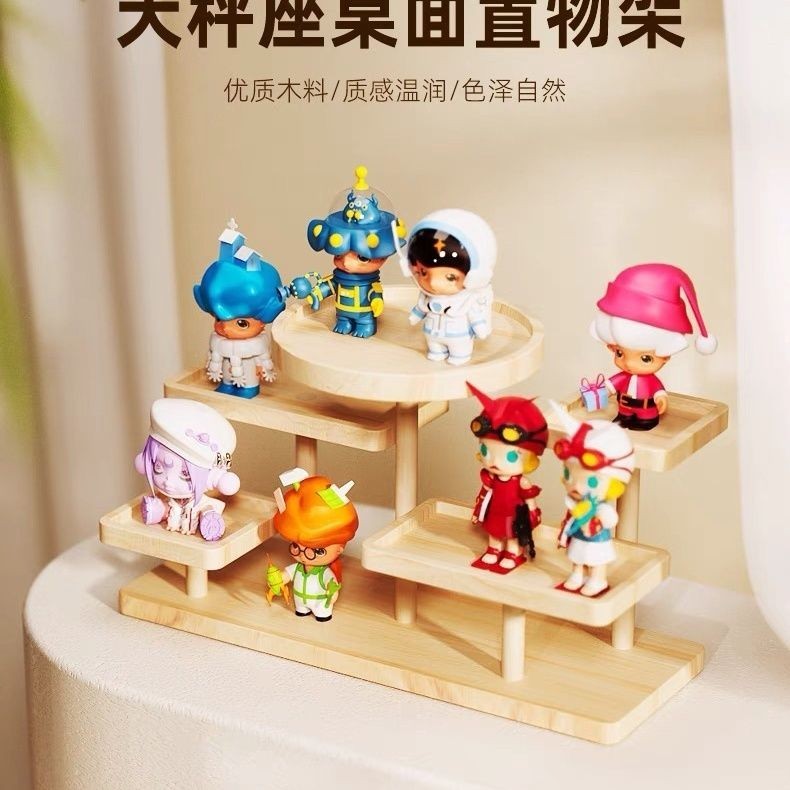 Stall display rack jewelry ladder solid wood creative jewelry display ...
