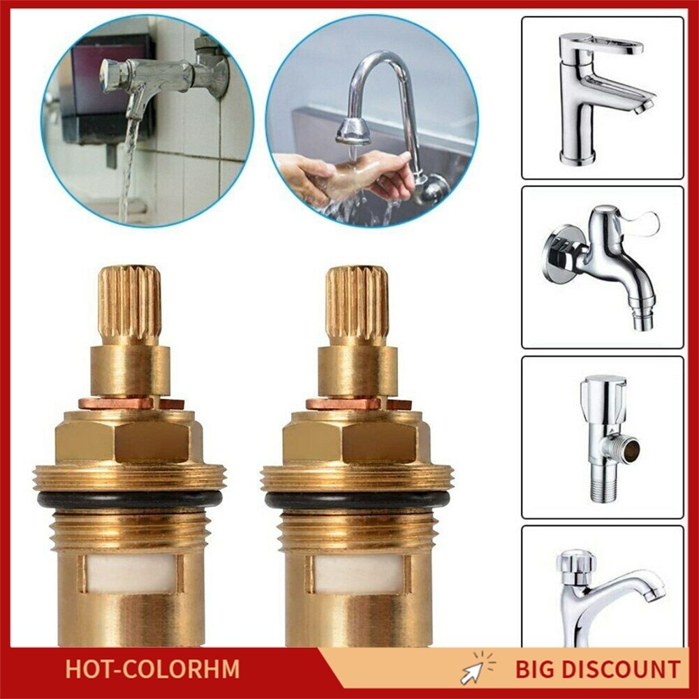 thumbnail image 2 of 2PCS Brass Ceramic Stem Ceramic Disc Cartridge Faucet Valve Cartridge Repair Replacement Parts Replacement Faucet I3413126250 2 of 10