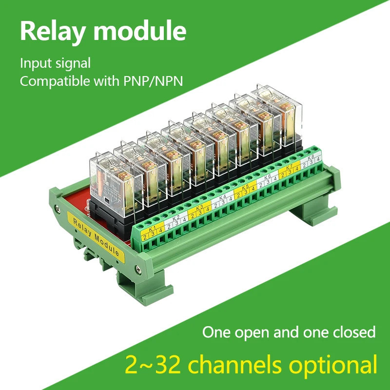 G2R-1 1NO1NC DC12/24V Input 8/10 Channels /way Microcontroller PLC ...