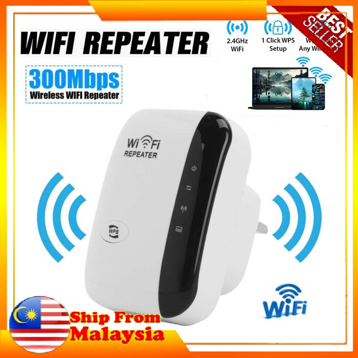 [Ready Stock] 300Mbps WiFi Booster Range Extender, Internet Signal ...