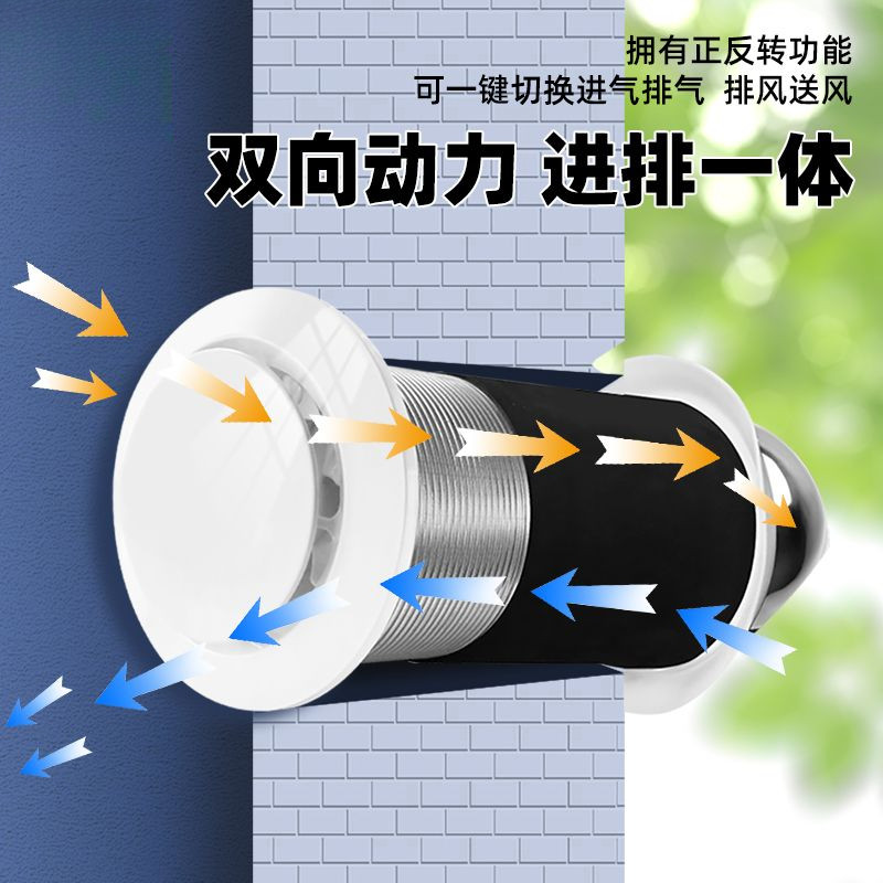 Wall-through Integrated Wall-Mounted Window-Type Household Air ...