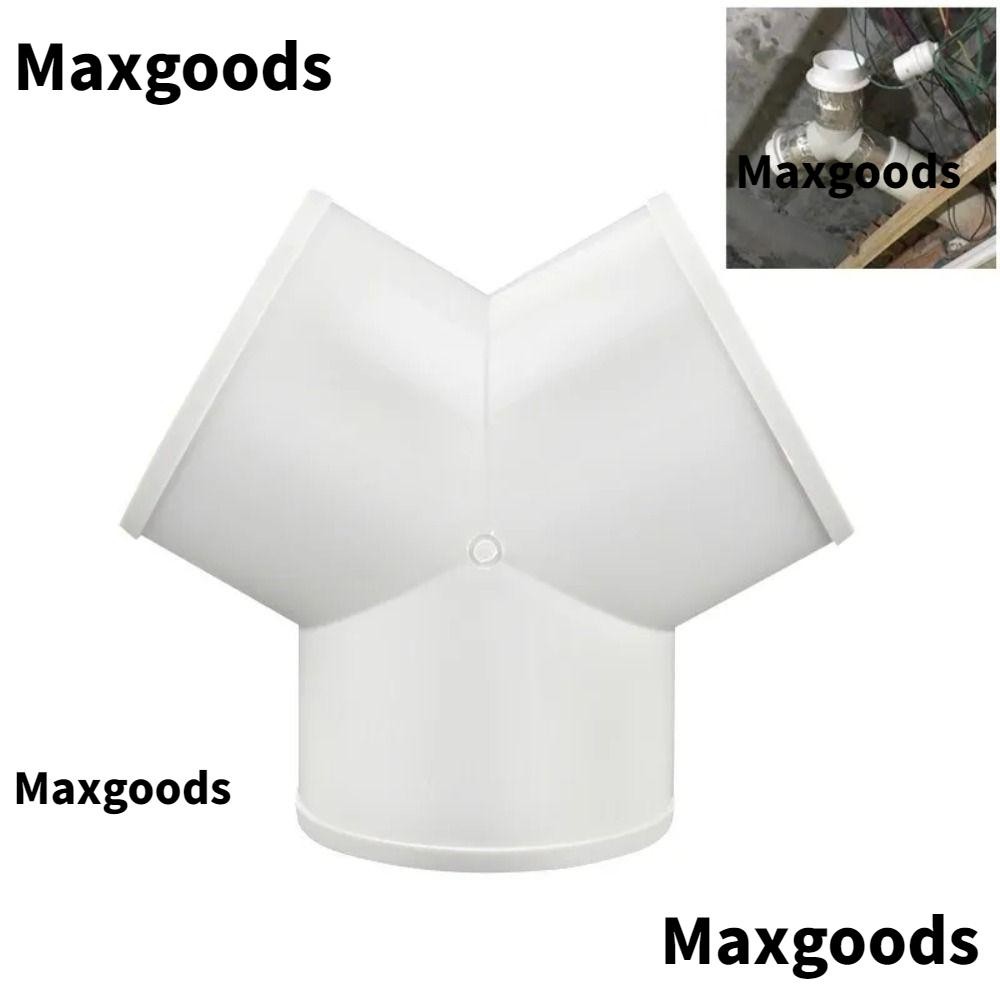 MAX Quick Ventilation Tube Joint, T/Y Shape PVC Exhaust Duct Connector ...