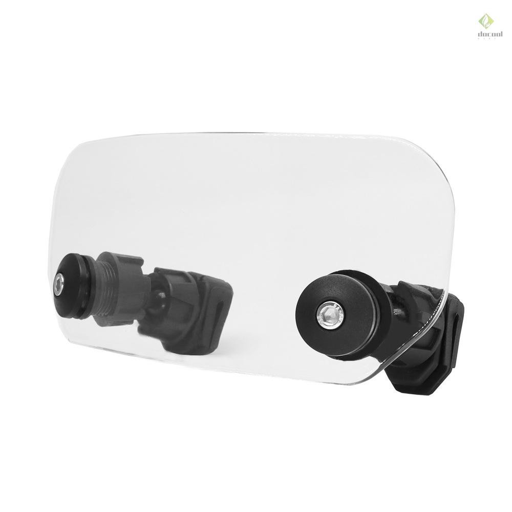 Motorcycle Windshield Extension Universal Adjustable Airflow Windscreen ...