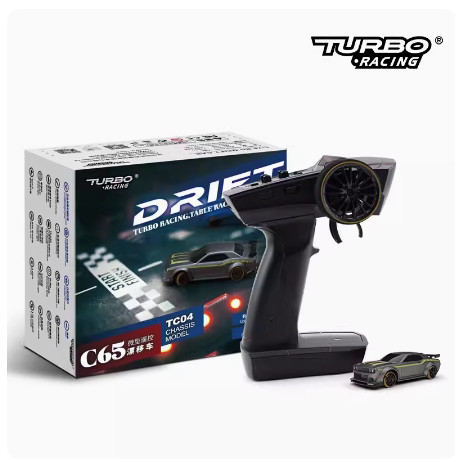 mini rc drift car TURBO RACING 1 76 Racing Drift Car C65 RC Mini RC Model Kereta Giroskop terbina dalam Shopee Malaysia