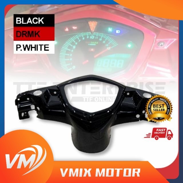 YAMAHA LC135 V1 HANDLE METER COVER INNER (BLACK/RED/WHITE) | Shopee ...