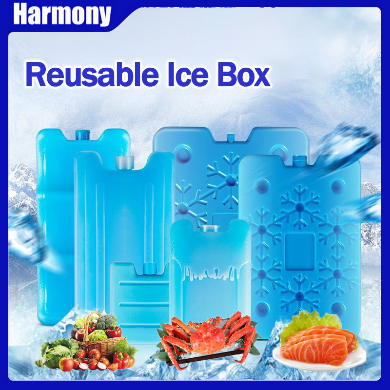 Ice Box Reusable Large Big Size Straight Ice Pack Brick Injection Gel ...