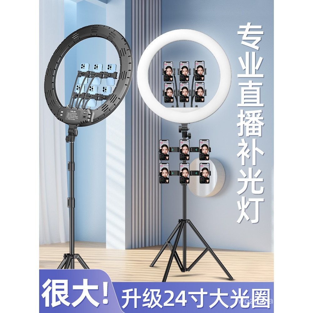 80cm Dual Color Temperature LED Ring Light Professional Live Fill Light ...