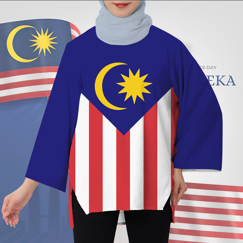 1957 Malaysia Independence Day Baju 68th Merdeka Perempuan Viral ...