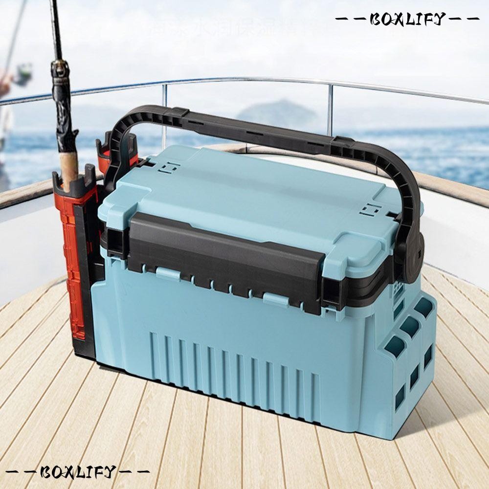BOXLIFY Portable Fishing Box, Large Capacity Multifunctional Fishing ...