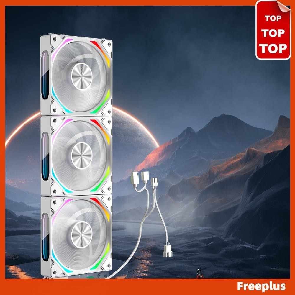 Magic Block Fan 120mm Case Fan ARGB Mirror Cycle Light Effect PWM PC ...