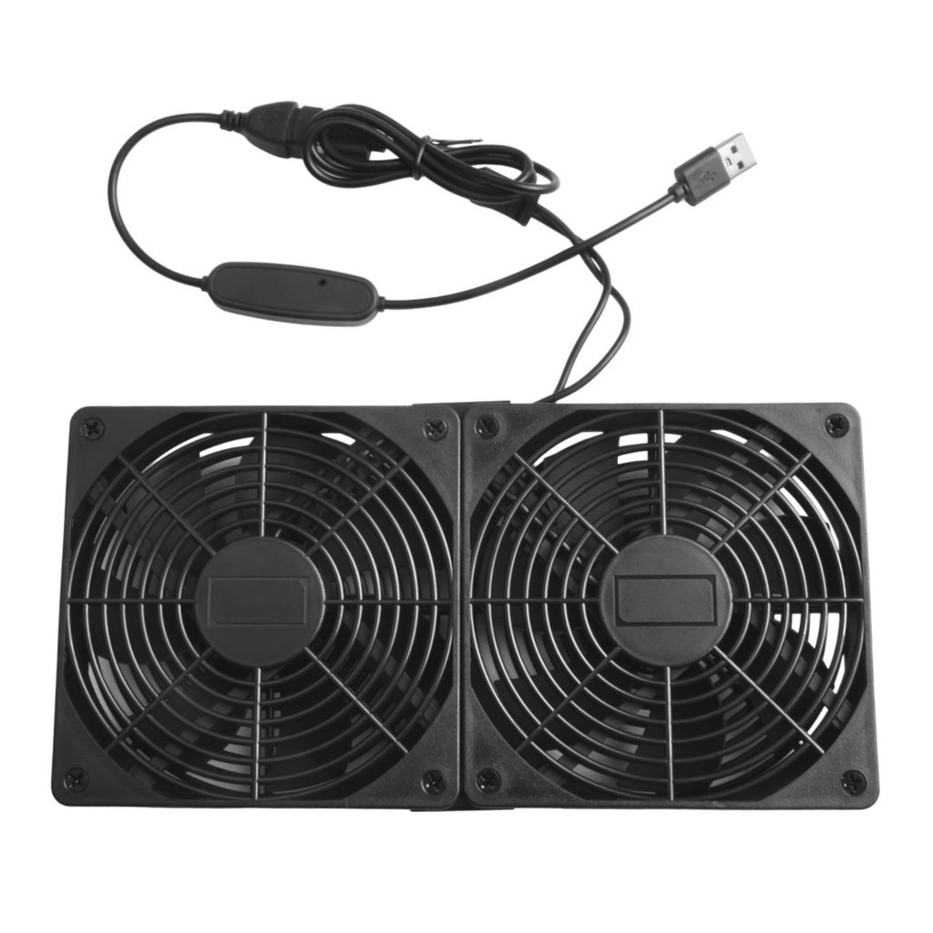 120mm USB Router Fan 100CFM Airflow 2000RPM To 2300RPM 27dB Noise Level ...
