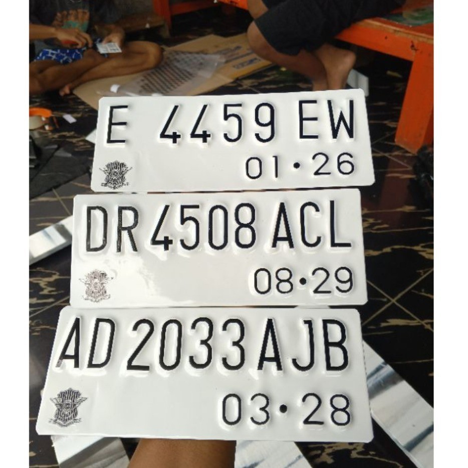 Custom emblem, free custom number plate variations, 1 pair of Mtr ...