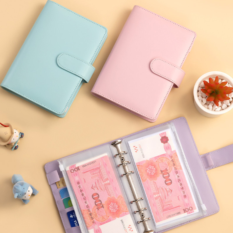 PU Leather Budget Binder Notebook - For Financial Management Saving ...