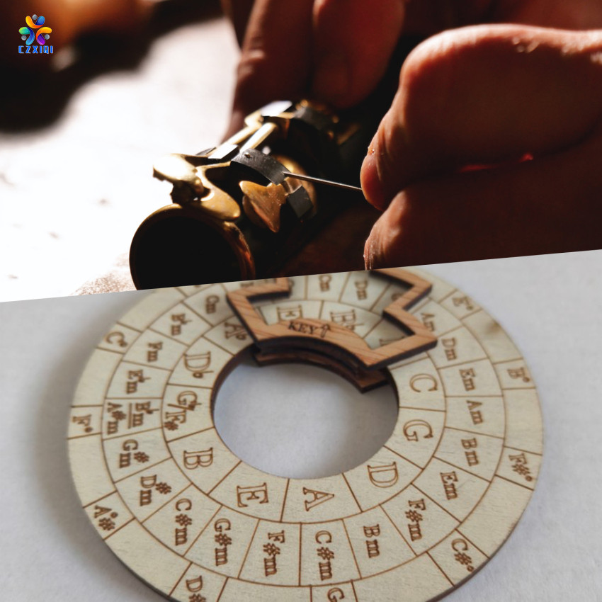 Wooden Melody Tool Music Instrument Wood Melody Maker Circle of Fifths ...