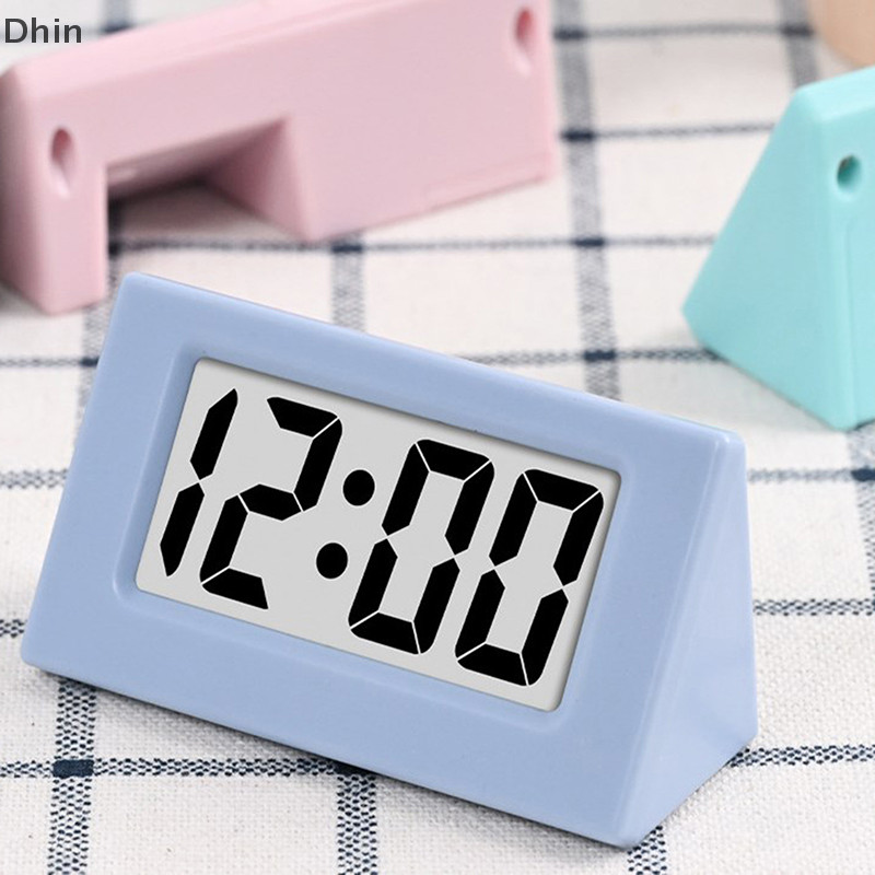 [Dhin] Mini Car Dashboard Digital Clock Portable Cute Electronic ...