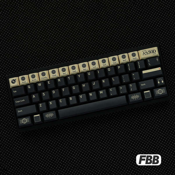 keycaps custom keycaps Papan kekunci asli FBB AS50D sublimasi PBT papan ...
