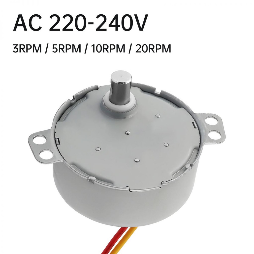 49TYJ Permanent Magnet Synchronous Motor AC 220-240V 50/60Hz CW/CCW 4W ...