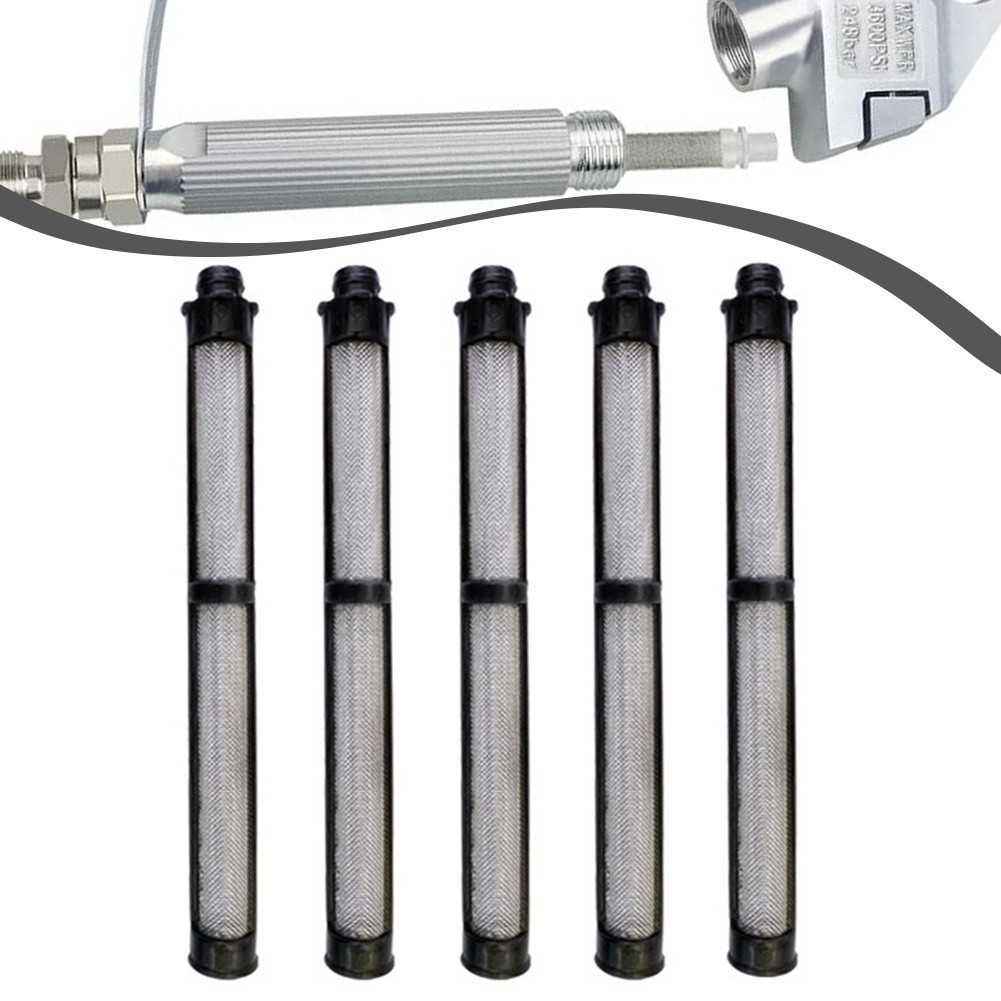 [weloves] High-quality Stainless Steel Airless Spray Filters 5 Pack 60 ...