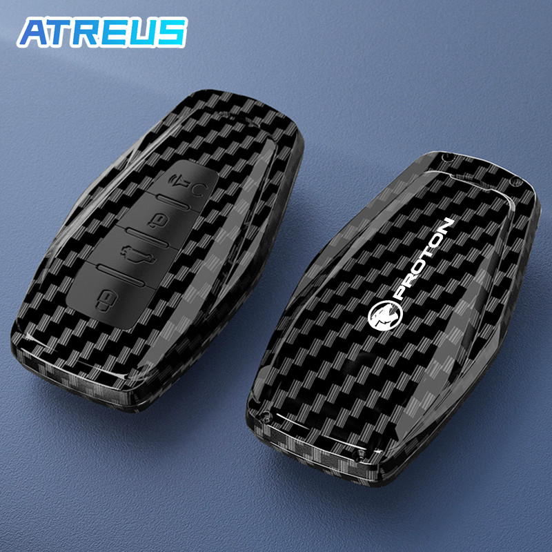 Proton Carbon Fiber Car Key Case Full Wrap Car Remote Key Case Smart ...