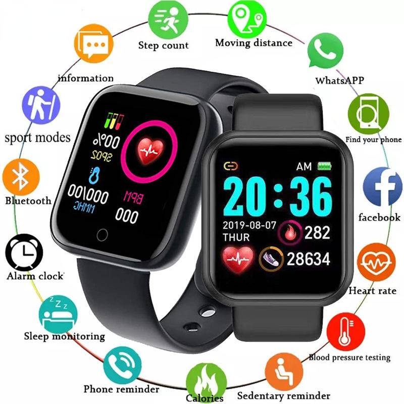 Smart Watch Student Men Women Sports Bluetooth Watch smartwatch Heart ...
