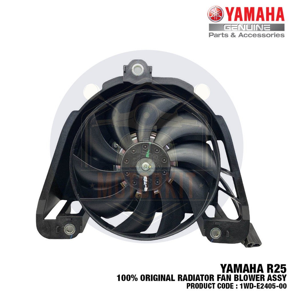 YAMAHA R25 100% ORIGINAL RADIATOR FAN BLOWER KIPAS ASSY COOLANT TANGKI ...