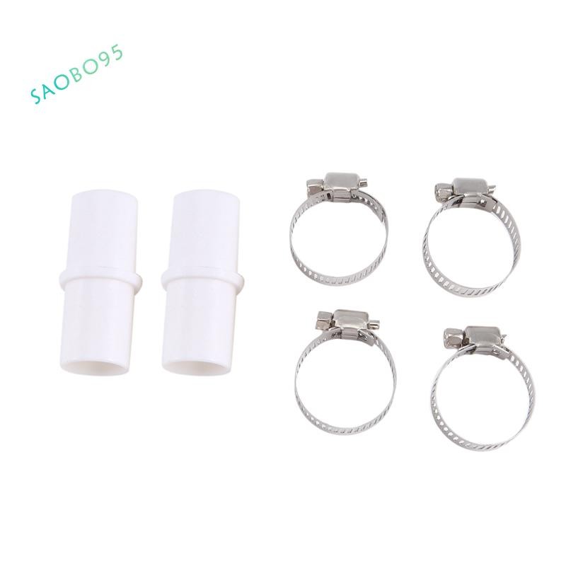 2 Pieces Washing Machine Drain Hose Connectors Washer Extension Adapter