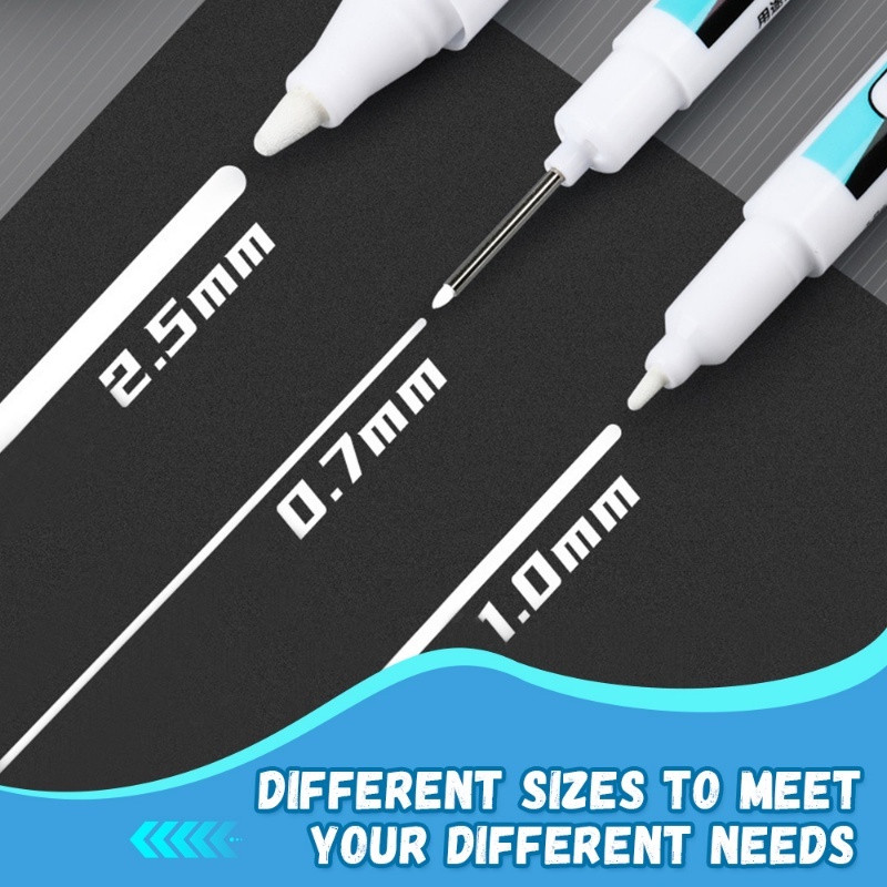 Oil pen White marker Shipping Mark pen Small tip Industrial woodworking