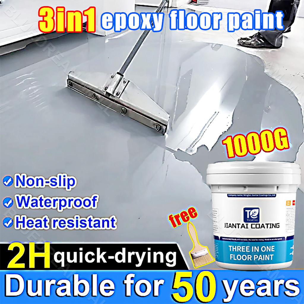 epoxy floor paint cat lantai simen Suitable For Warehouse,Workshop ...