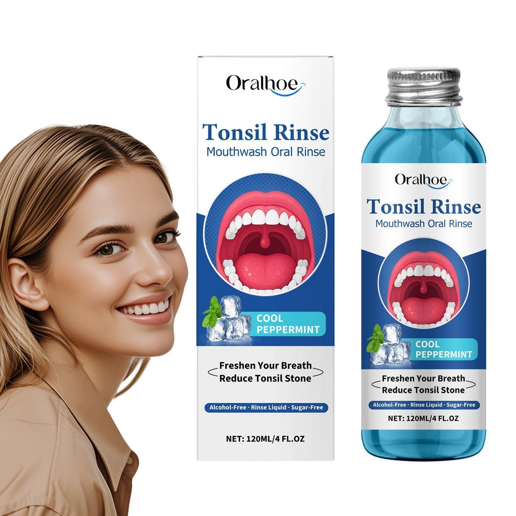 Prevention Mouth Rinse Tonsil Stone Removal Liquid 120ml Sensitive Gum ...