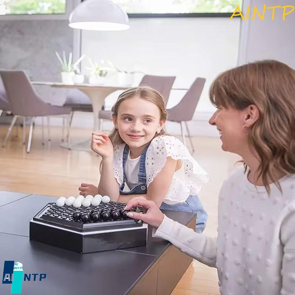 AINTP Family Board Game, Table Games Reversi Carrom Board Push Chess ...