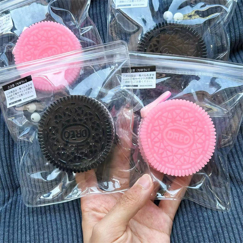 Oreo Cookie Squishy Toy Silicone Squishy Oreo Biscuit Squeeze Toy Mochi ...