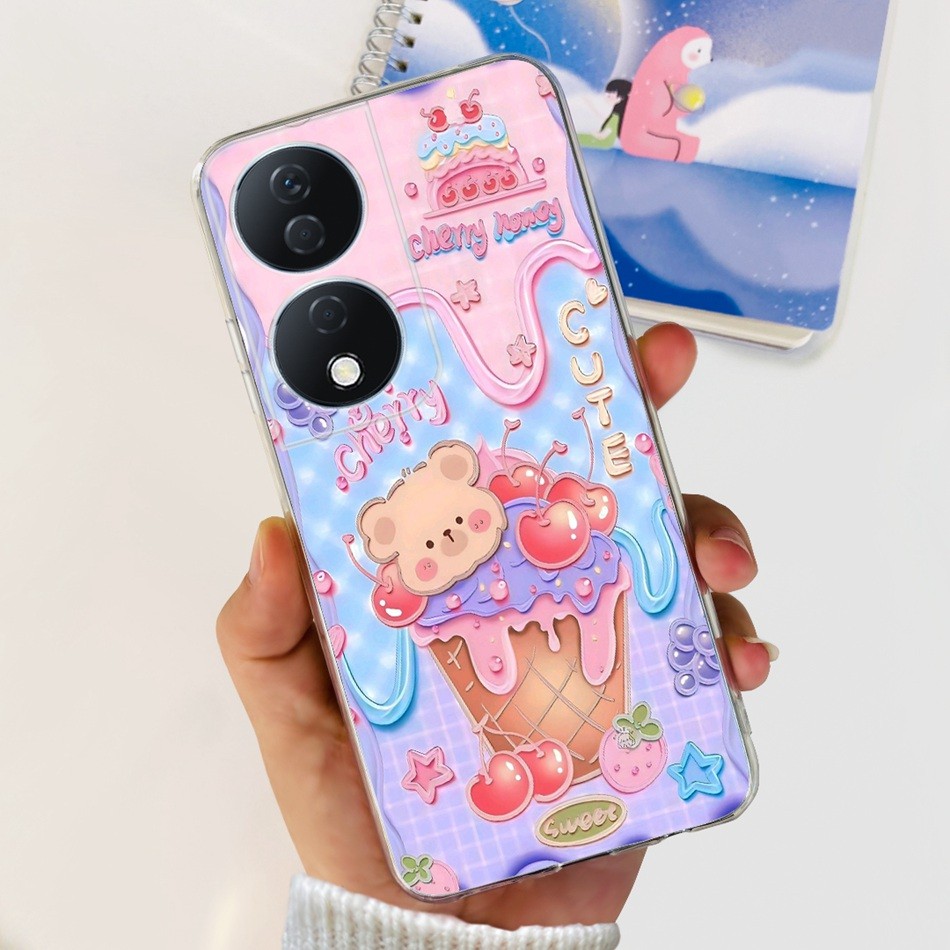 Case For Honor X7b/Honor 90 Smart 5G, Very Thin Matte Shockproof Hard