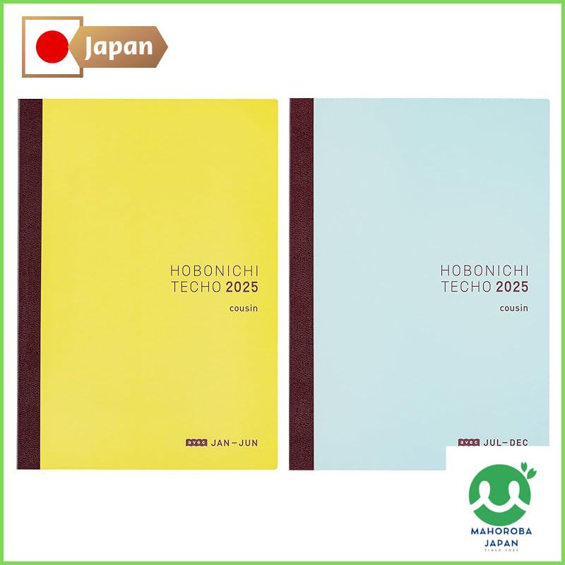 Hobonichi Techo 2025 Planner Series Original and Cousin Sizes (A6/A5