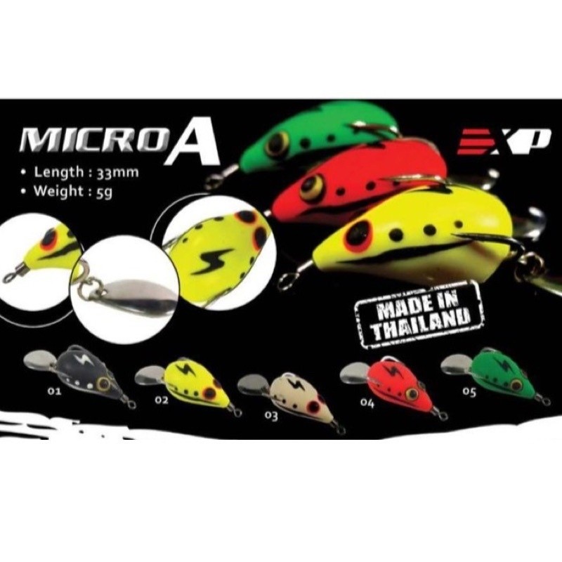 🇹🇭 EXP MICRO (A) SOFT FROG 33MM 5G [🇹🇭 MADE IN THAILAND]🔥Ready Stock🔥 ...