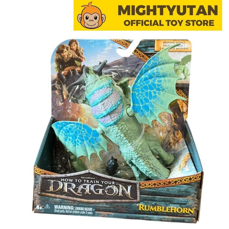 How to Train Your Dragon Basic Dragons Rumblehorn | Shopee Malaysia
