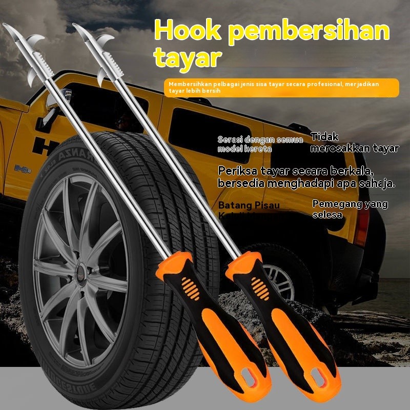Kit Pembersihan Tayar & Roda Kereta 2025 - Berus Keluli Tahan Karat ...