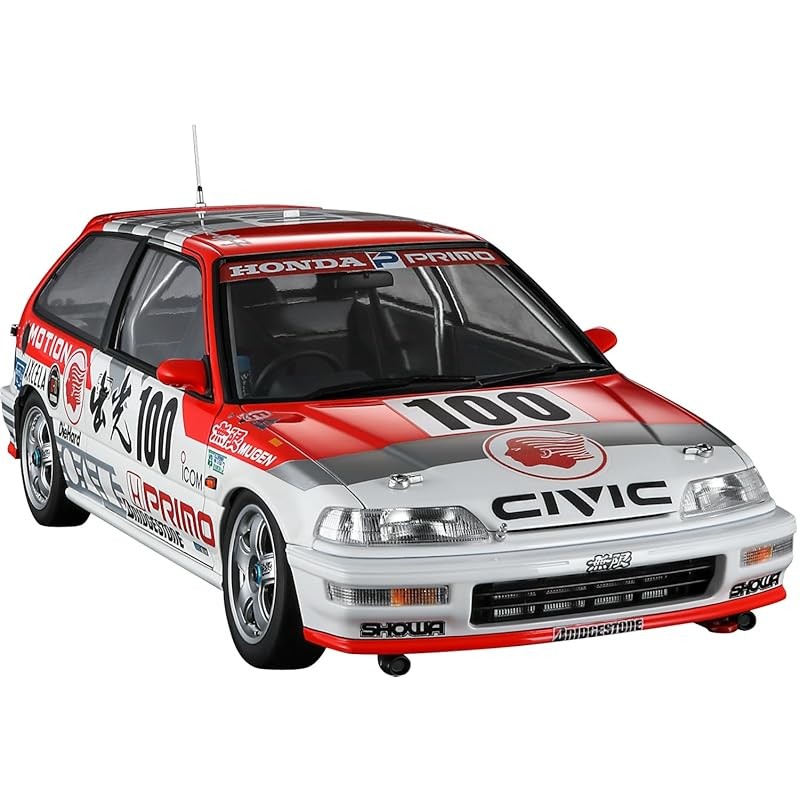 Hasegawa 1/24 Idemitsu MOTION Mugen Civic (EF9) 1991 JTC Champion ...