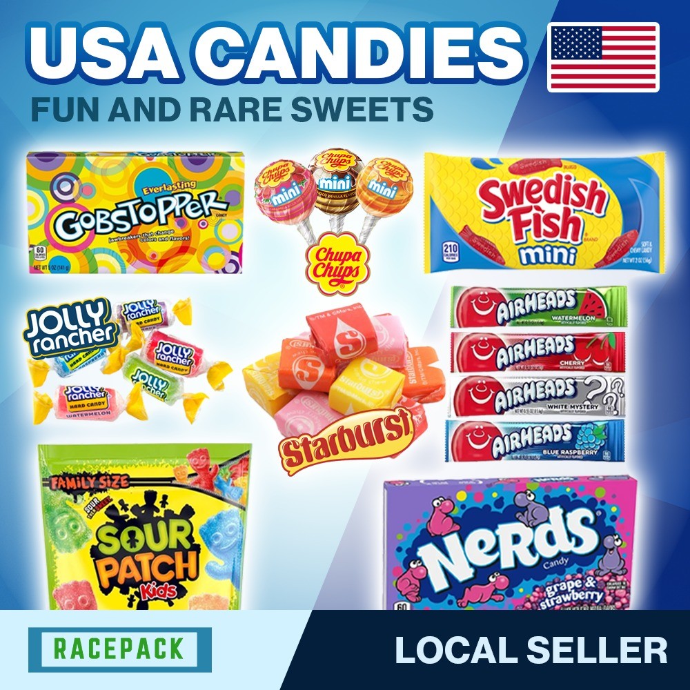 Nerds/Sour Patch/Starburst/Jolly Rancher/Gobstopper/Swedish Fish ...