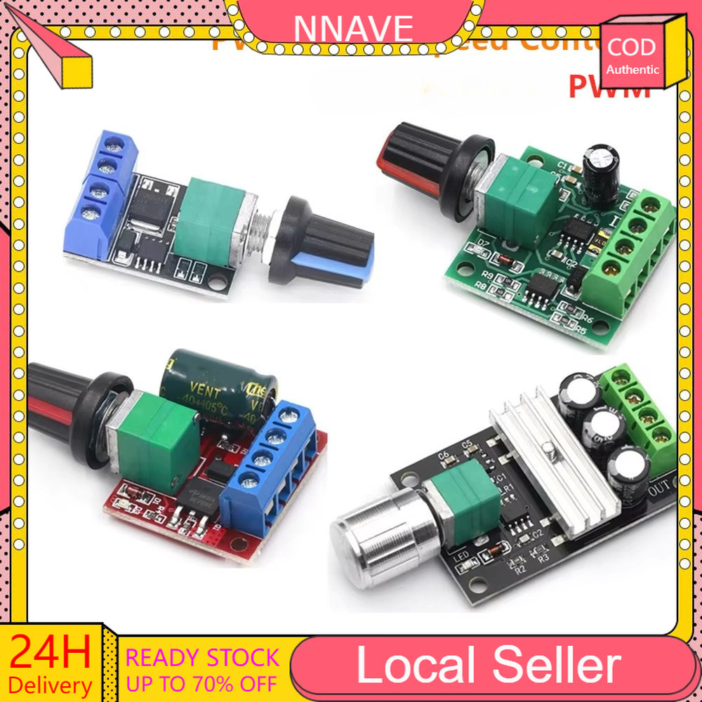PWM DC Motor Speed Switch Controller Speed Controller Module 5A 90W PWM ...