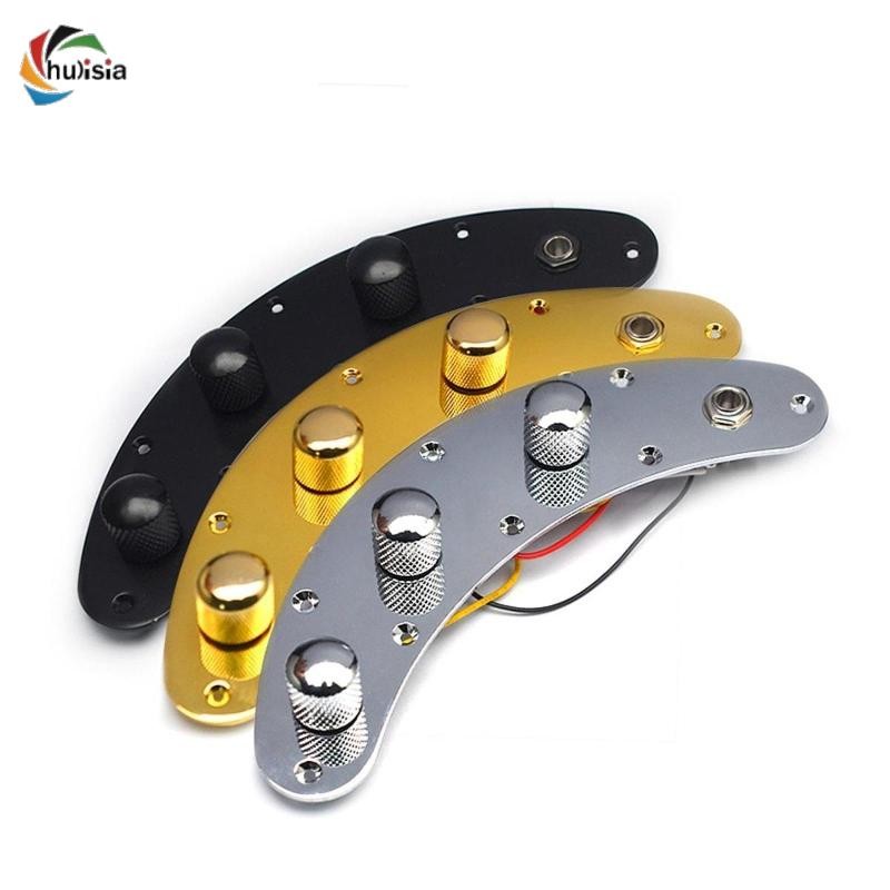 [chulisia] Bass Switch Control Plate Panel 1 Tone 2 Volumes 1 Jack ...