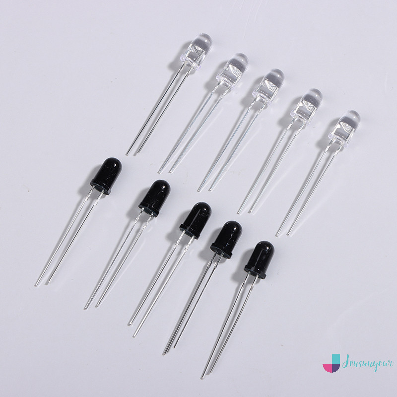 [jonsunyour] 10pcs 10pairs 5mm 940nm Leds Infrared Emitter And Ir