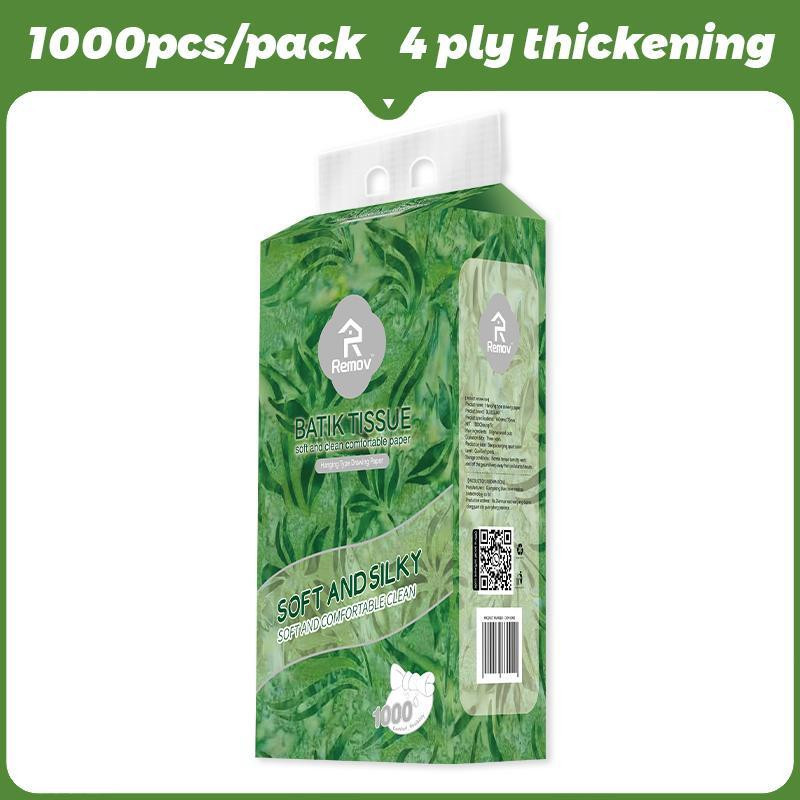 Batik Tissue 4-Ply 1000 sheets Air-cushion Deluxe Comfort Tissue ...