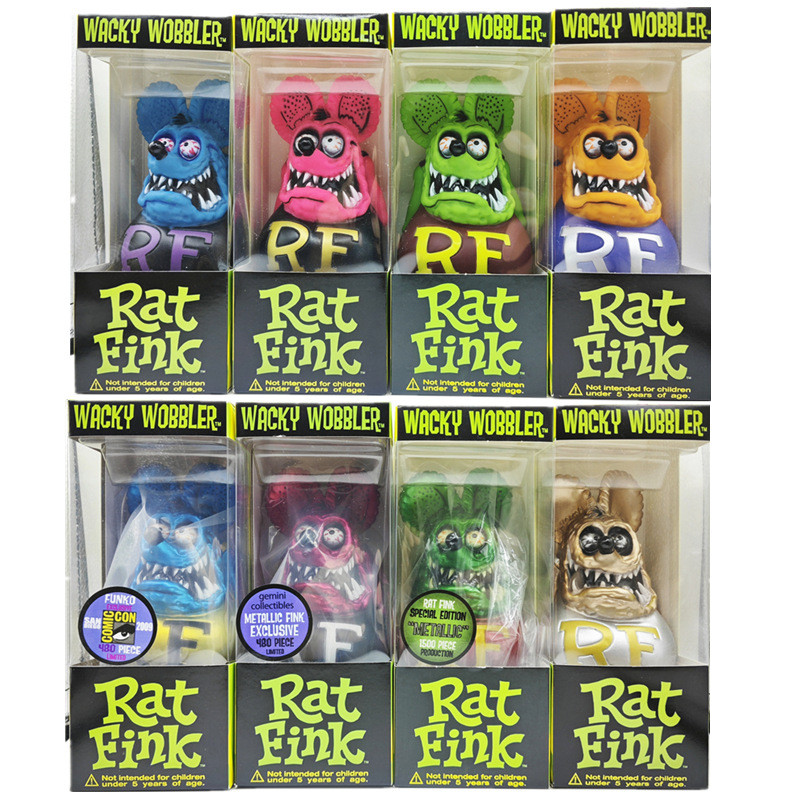 FUNKO Mouse Rat Fink Action Figure Legend Hand-Made Model Doll ...