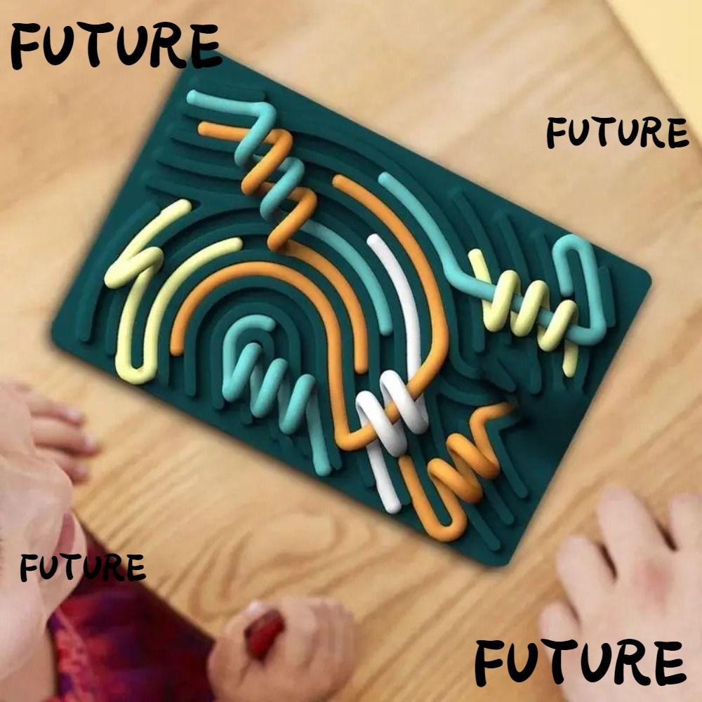 PushPeel Sensorik Board – Fidget-Board Zur Beruhigung, Für Kinder & Erwachsene (11x17cm, Grün)