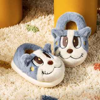 Cheerful Mario selipar bulu budak Non slip Soft and Warm Winter Outdoor Indoor Boys House Slippers Fluffy Shopee Malaysia