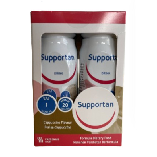 SUPPORTAN DRINK CAPPUCCINO 200ML (4 BOTTLES) [EXP: 07/2025] | Shopee ...